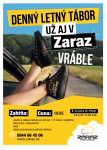 Jazyková škola ZARAZ - Angličtina v lete - denný tábor 1